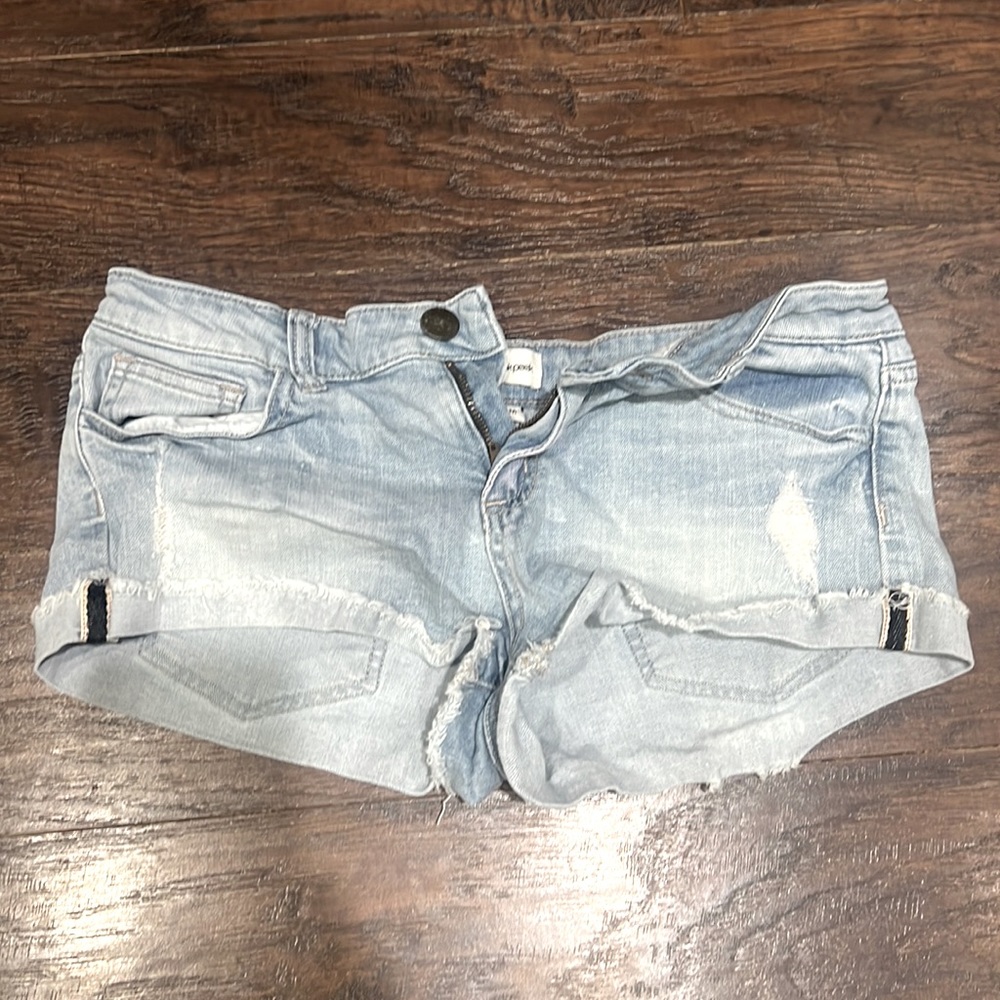 Low Rise Distressed Shorts
